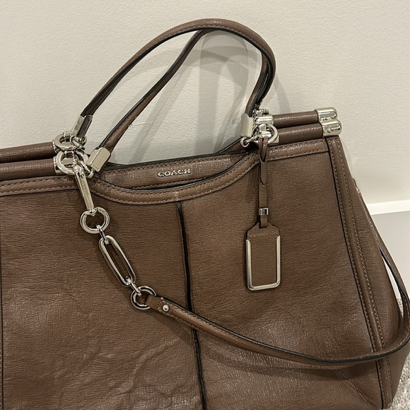 Coach briefcase shoulder purse - Picture 3 of 9
